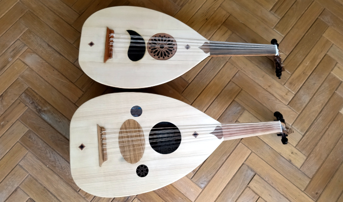 Size comparison of Barbat and Oud (Shahed model), front view.