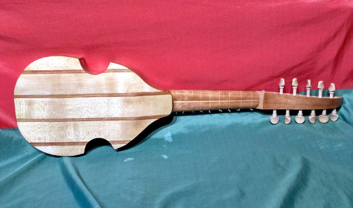 Vihuela de mano (Viol style) - Instrument by Jo Dusepo